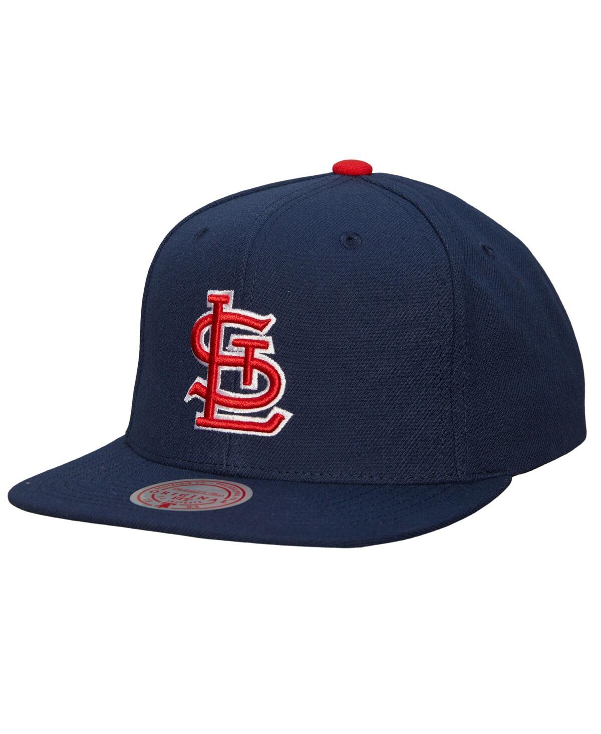 Mitchell & Ness Men's  Navy St. Louis Cardinals Cooperstown Collection Evergreen Snapback Hat