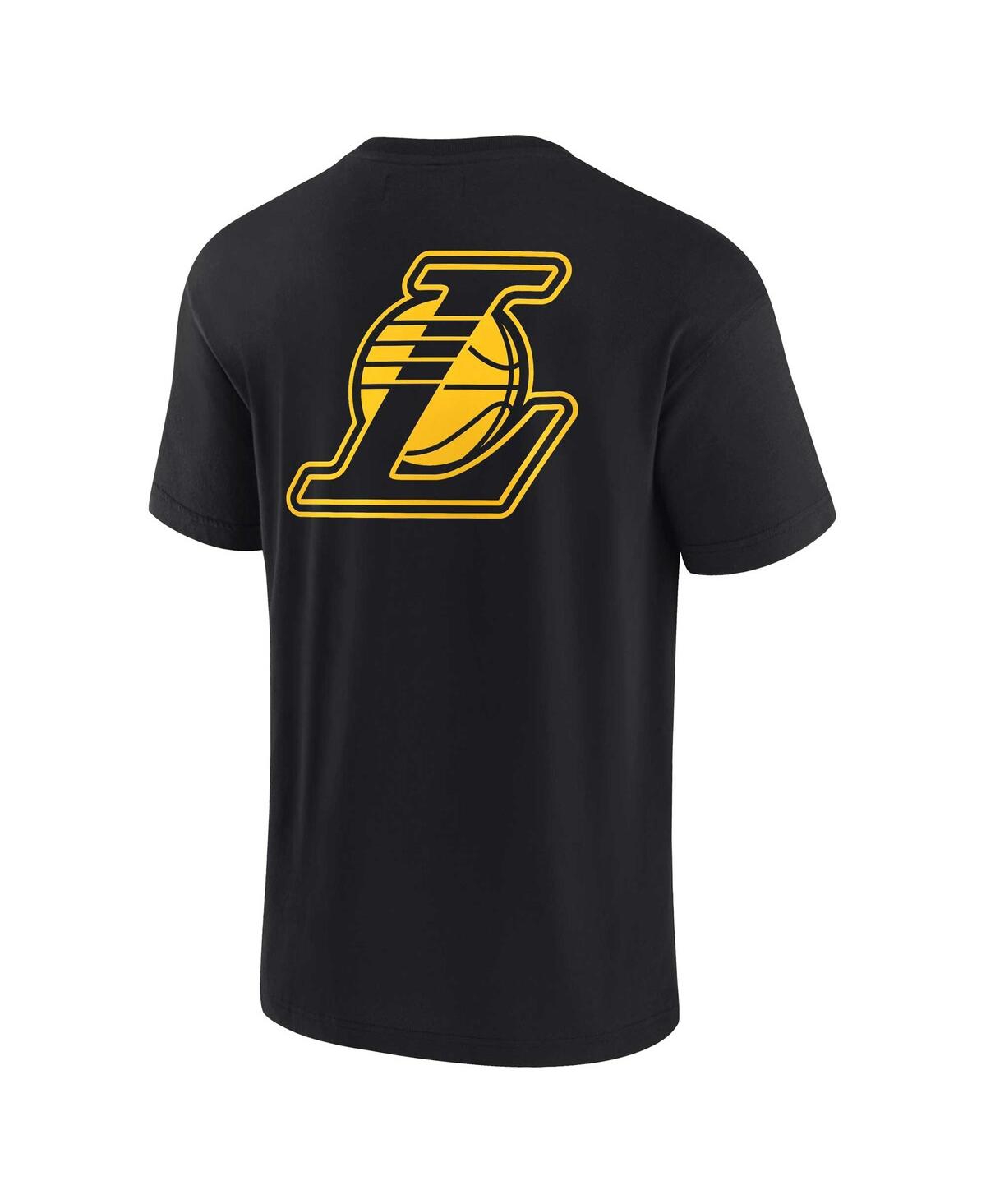 Unisex Fanatics Signature Black Los Angeles Lakers Super Soft T-Shirt Size: Extra Large