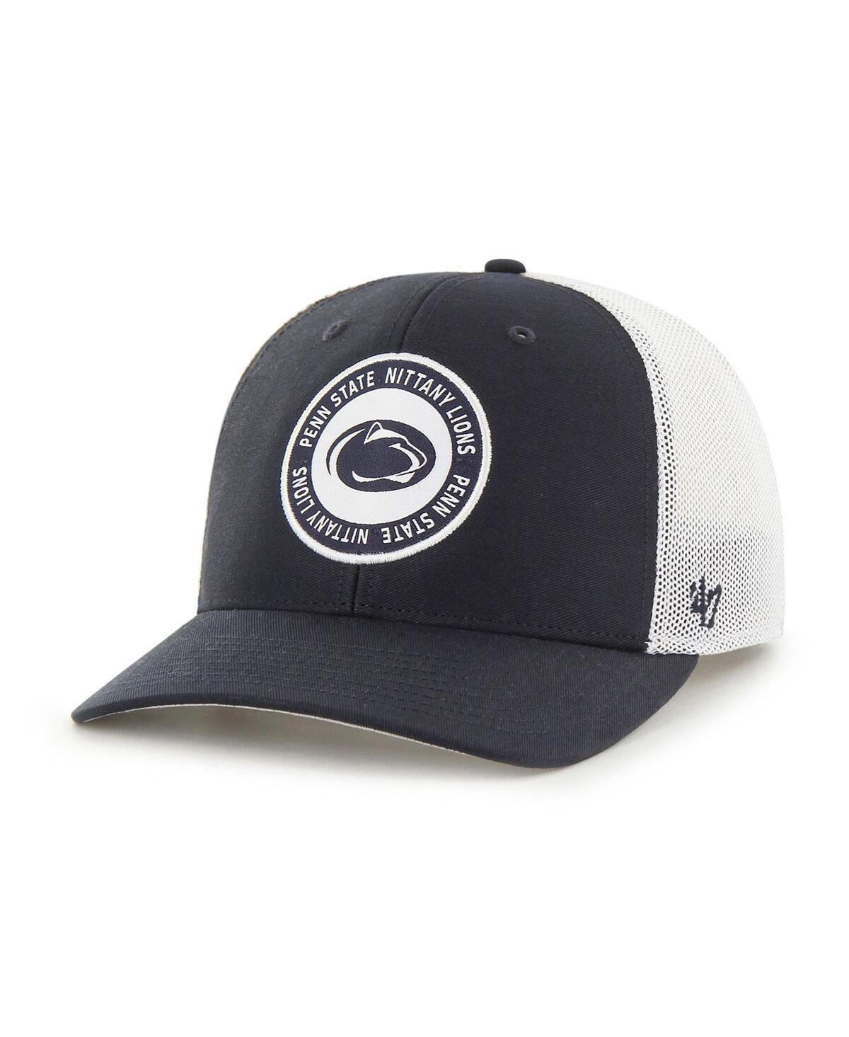 Men's '47 BrandPenn State Nittany Lions Unveil Trophy Flex Hat - Navy