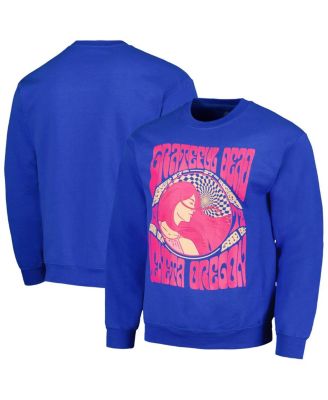 Men's and Women's Royal The Grateful Dead Graphic Fleece Sweatshirt