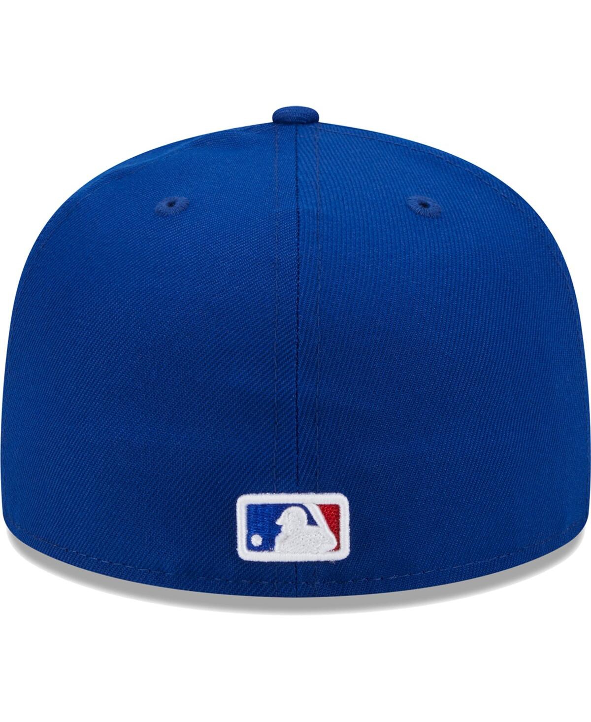 Men's New EraChicago Cubs Primary Logo 2016 World Series Team Color 59FIFTY Fitted Hat - Royal