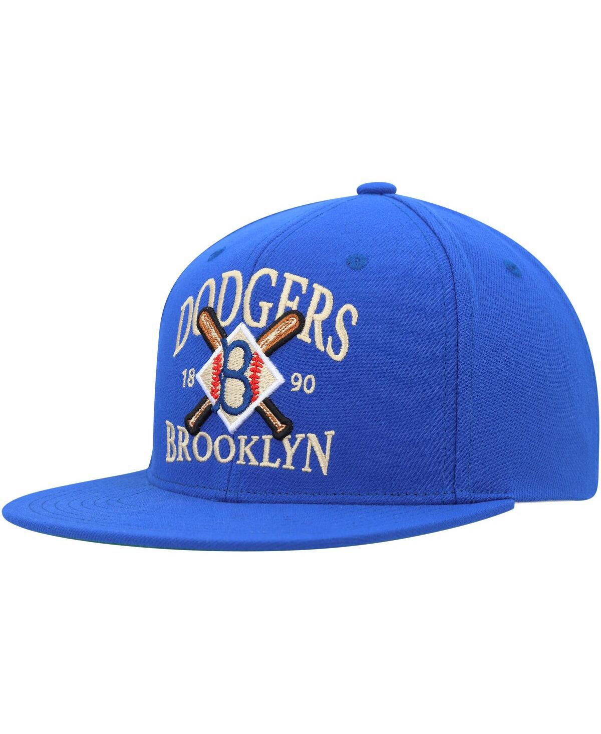 Men's Atlanta Braves Mitchell & Ness Royal/Gold Hometown Snapback Hat