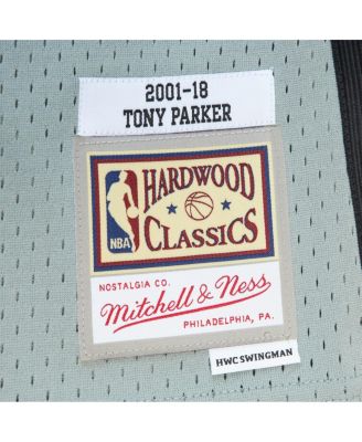 Men's and Women's Tony Parker Gray San Antonio Spurs Hall of Fame Class of 2023 Throwback Swingman Jersey