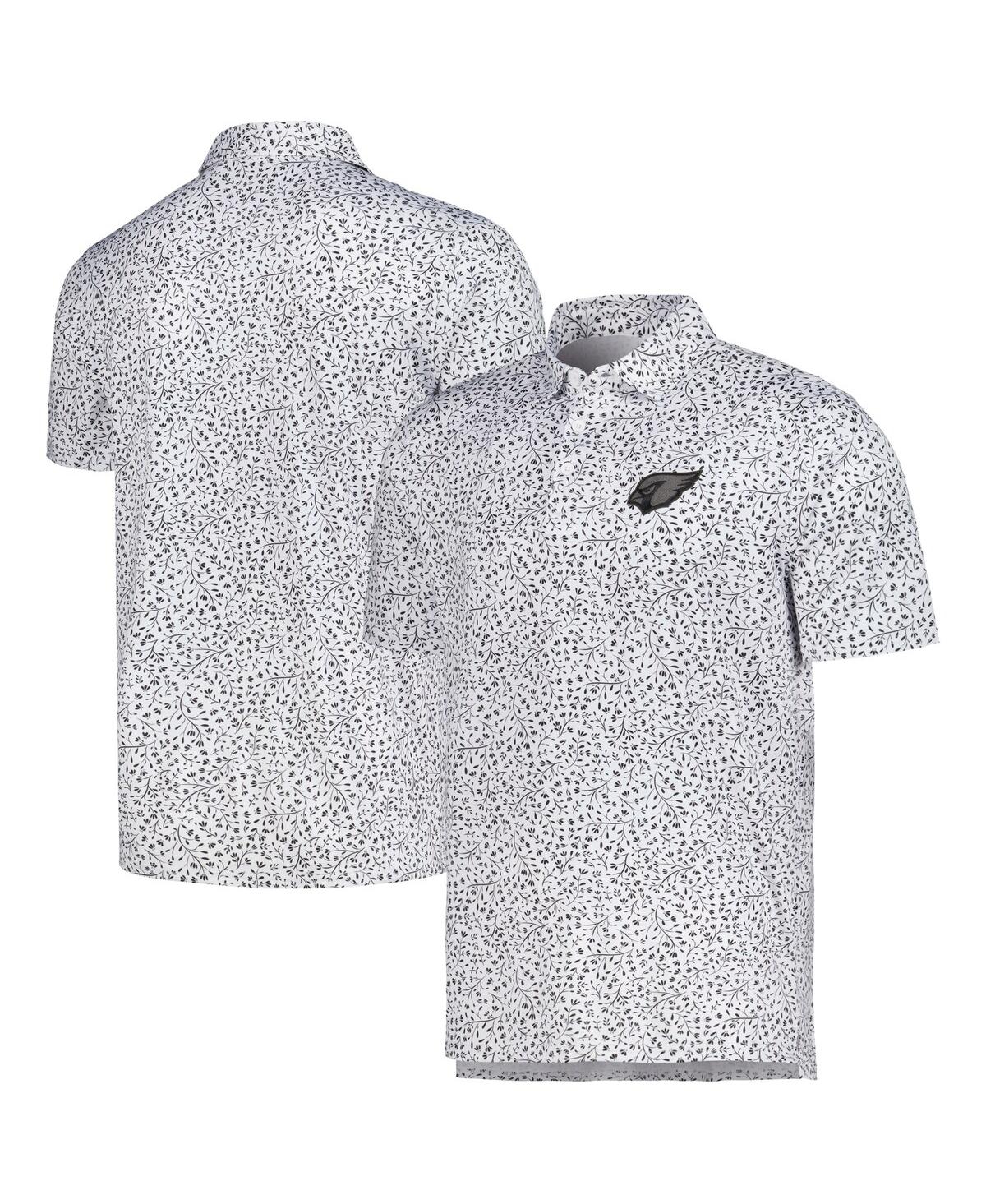Shop Antigua Men's  White Arizona Cardinals Motion Polo Shirt