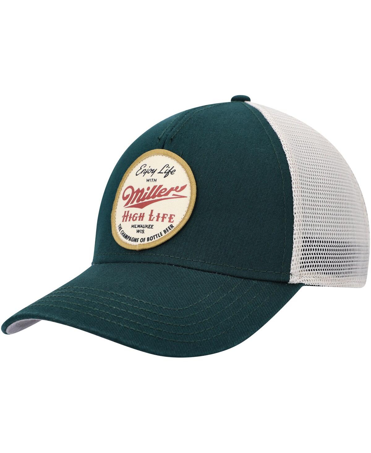 Shop American Needle Men's  Green, Cream Miller Valin Trucker Snapback Hat In Green,cream