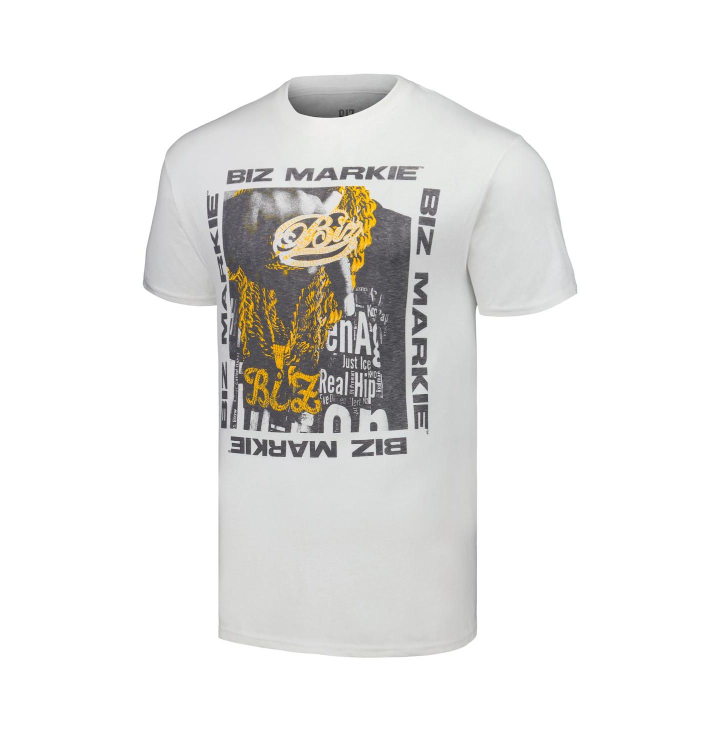 Мужская футболка Philcos White 50th Anniversary of Hip Hop Biz Markie Graphic — фото 3