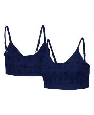 Women's Navy New York Yankees Active Bra