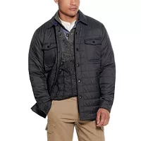 Weatherproof Vintage Mens Horizontal Quilted Shirt Jacket Deals