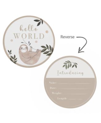 Baby Boys or Baby Girls Hello World Gift Set, 3 Piece