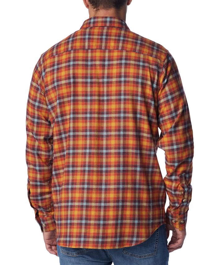 Columbia Men's Cornell Woods Flannel Long Sleeve Shirt - Macy's