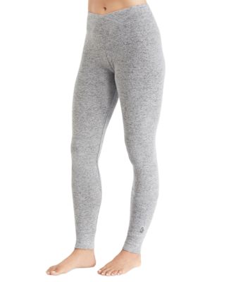 Cuddl Duds - Petite Soft Knit Crossover-Waist Leggings