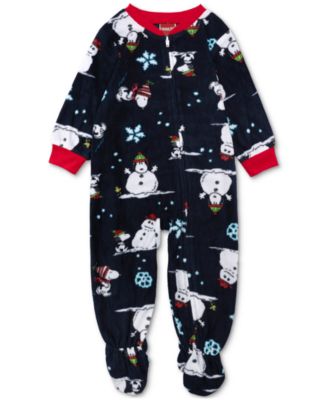 Briefly Stated - Baby Peanuts Footed Pajamas