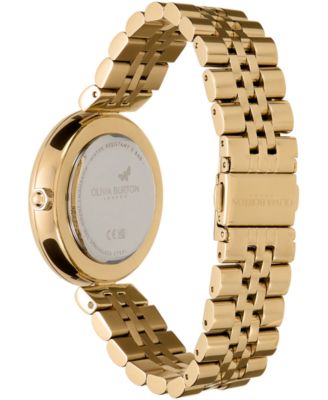 Olivia Burton Women's Dogwood Gold-Tone Stainless Steel Watch 36mm