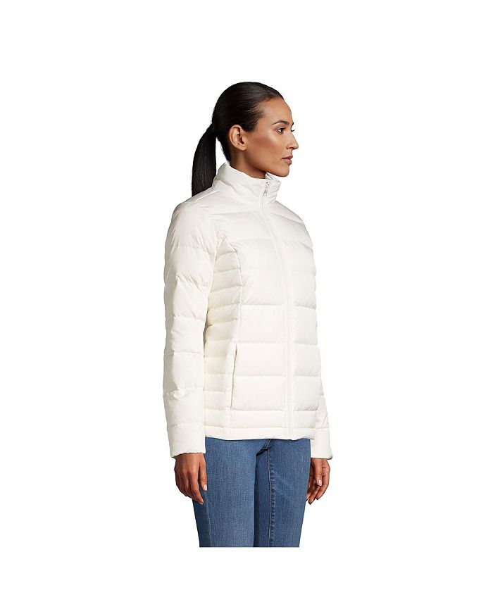 Lands' End Women's Petite Down Puffer Jacket Macy's
