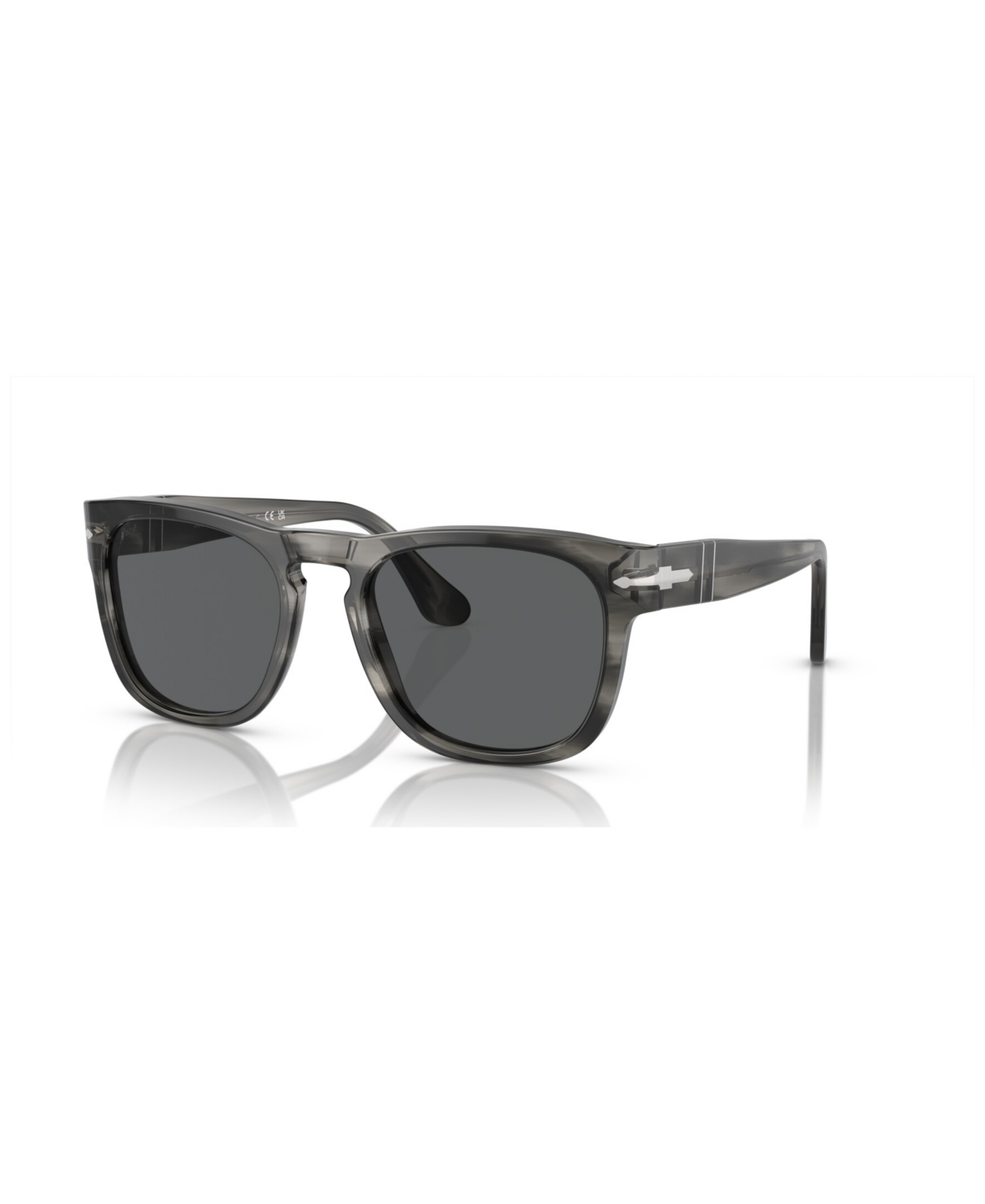 Persol Unisex Elio Sunglasses Po3333s In Striped Gray