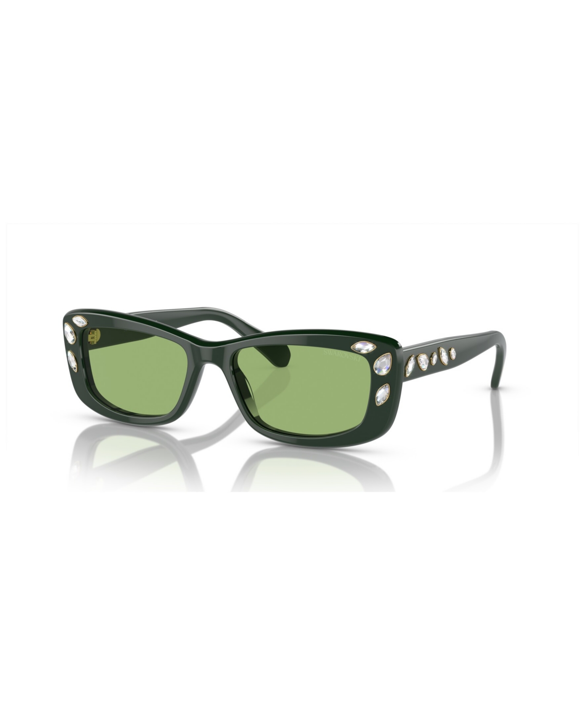 Swarovski Women's Sunglasses, Sk6008 In Dark Green