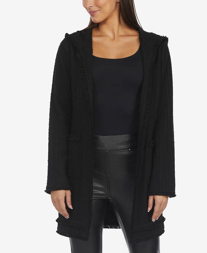 Laundry by Shelli Segal Women's Hooded Boucle Jacket Macy's