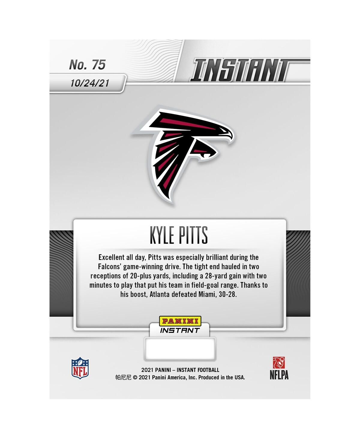 Shop Panini America Kyle Pitts Atlanta Falcons Fanatics Exclusive Parallel  Instant Nfl Week 7 Comes Up Cl In Multi