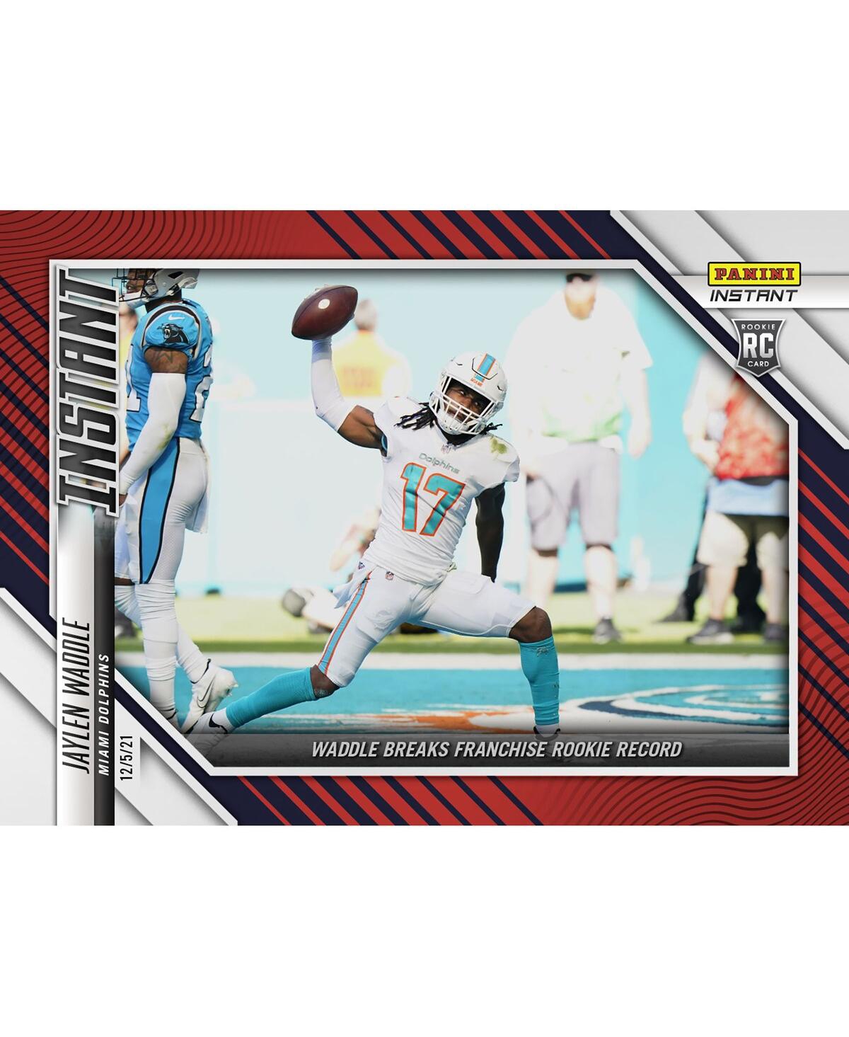 Shop Panini America Jaylen Waddle Miami Dolphins Parallel  Instant Nfl Week 13 Waddle Breaks Franchise Roo In Multi