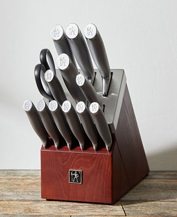 Henckels 14pc Self-Sharpening Knife Block Set, Modernist Series in
