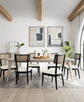 Closeout! Laguna 7pc Dining Set (Table + 6 Cane Back Chairs)