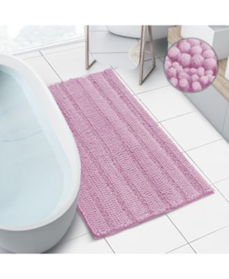 Ultra Soft Non Slip Chenille Bath Rug - Large 44"x26"