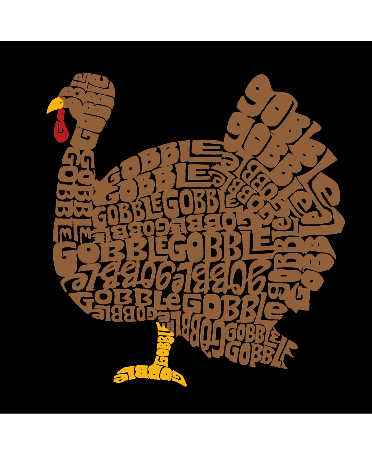 Child Thanksgiving - Girl's Word Art T-Shirt