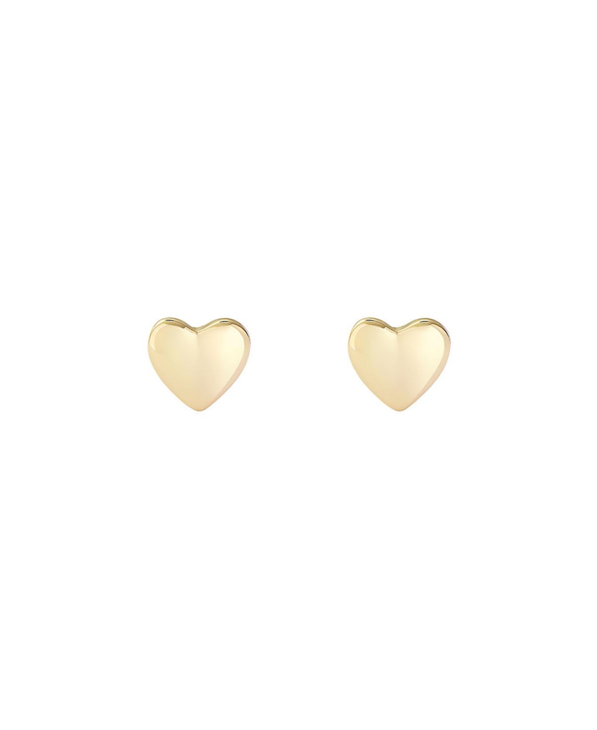 Harly: Tiny Heart Stud Earrings For Women - Rose gold