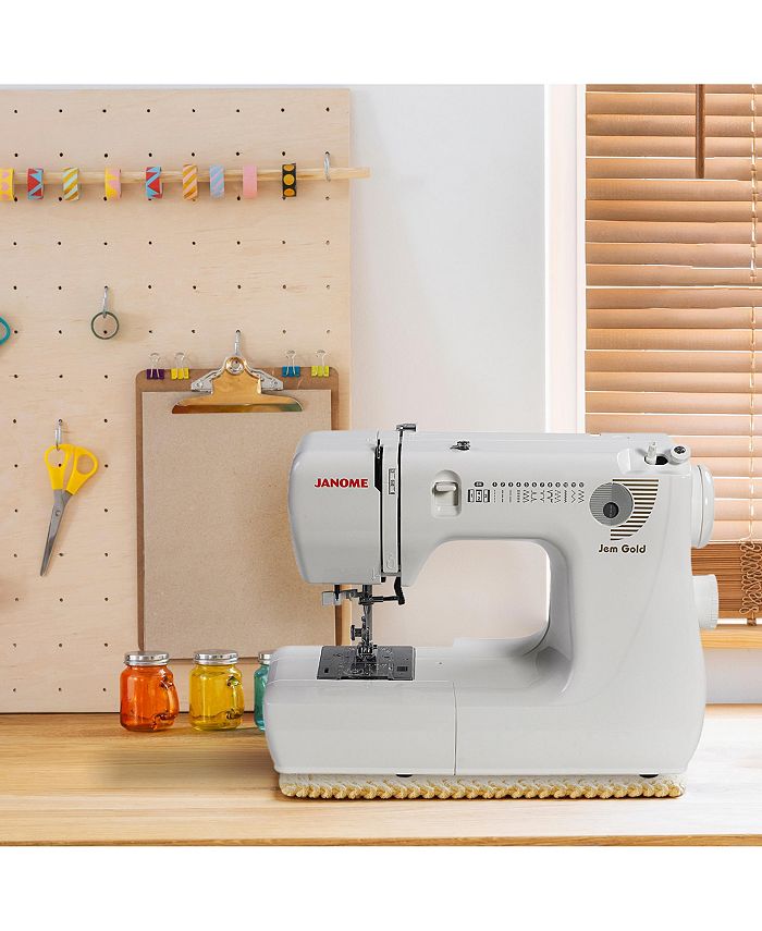 Janome Jem Gold 660 Lightweight Mechanical Sewing Machine Macy's