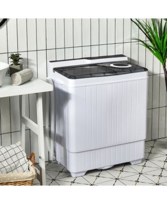26lbs Portable Semi-automatic Washing Machine