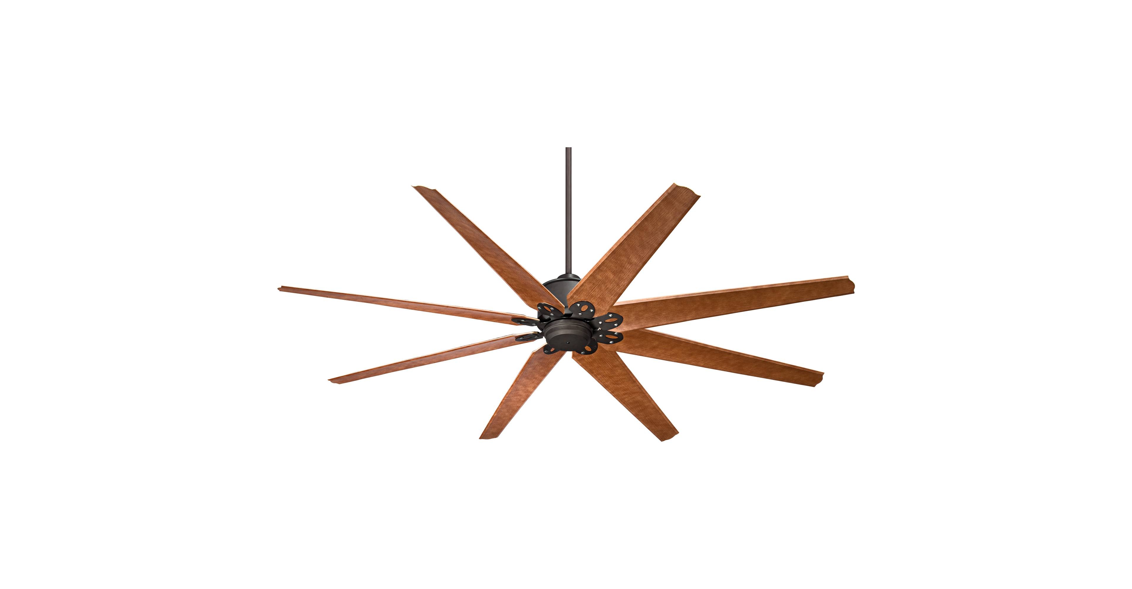 Casa Vieja 72" Predator Industrial Rustic Farmhouse Indoor Outdoor Ceiling Fan with Remote Control English Bronze Cherry Damp Rated for Patio Exterior