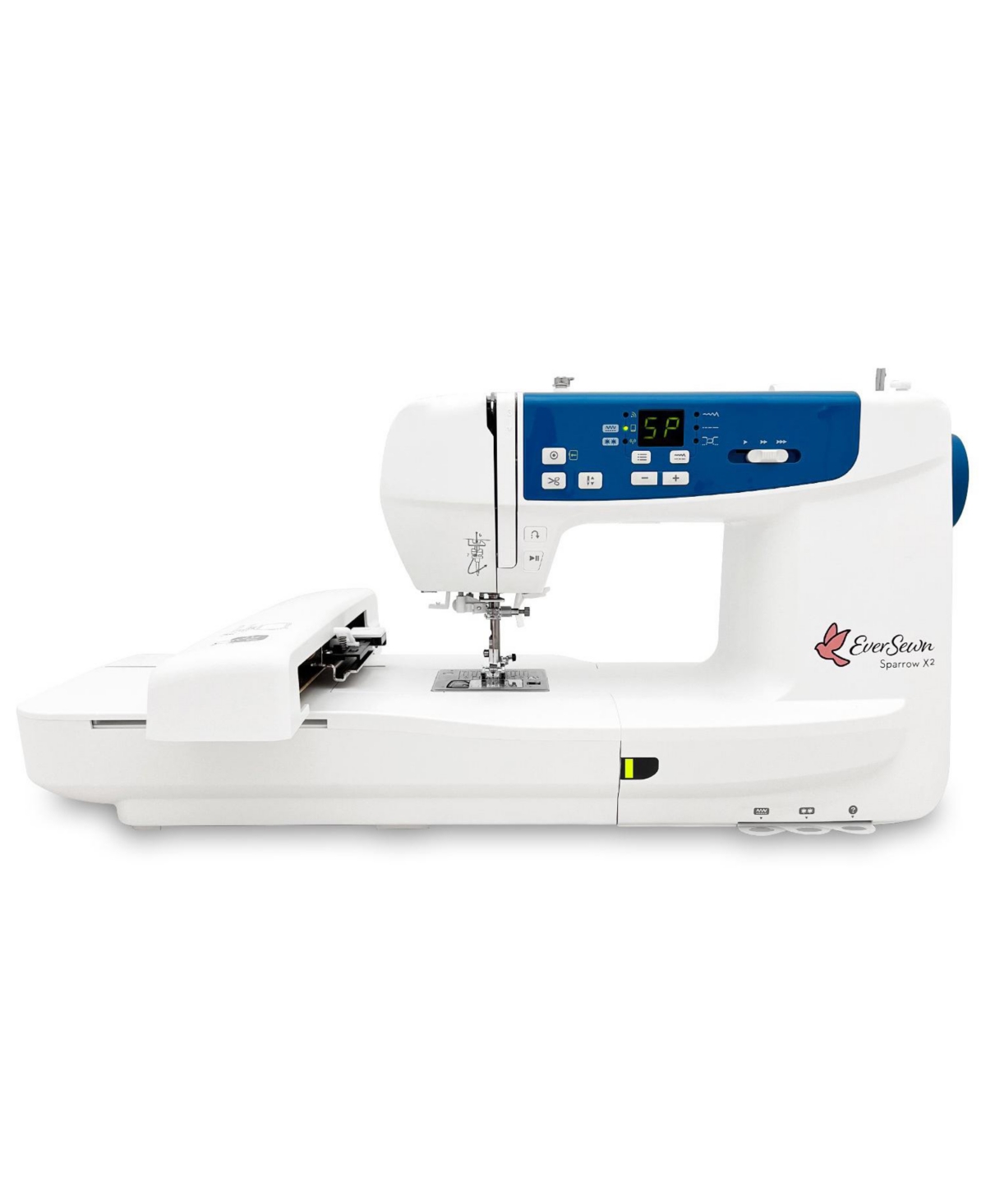 Sparrow X2 Computerized Sewing and Embroidery Sewing Machine - White