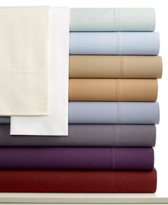Calvin Klein - Florence Stitch 500 Thread Count Pima Cotton King Flat Sheet