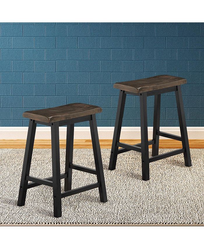 Slickblue 24 Inch Height Set of 2 Home Kitchen Dining Room Bar Stools