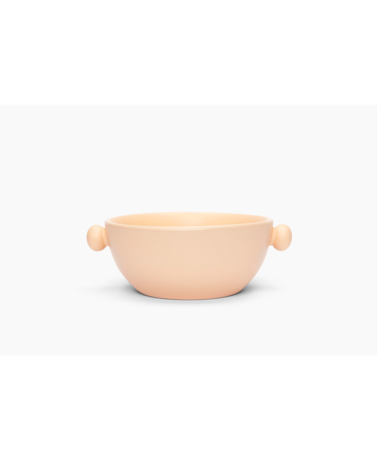 Bobble Ceramic Dog Bowl - Rose - Medium - Light/pastel Pink