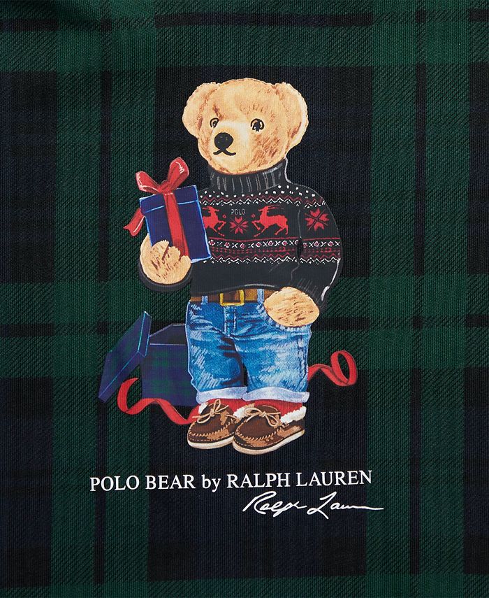Polo Ralph Lauren Baby Boys Polo Bear Jersey T Shirt and Fleece Pant Set Macy's