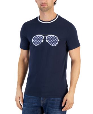 Men's Mono Short Sleeve Aviator Glasses Graphic T-Shirt