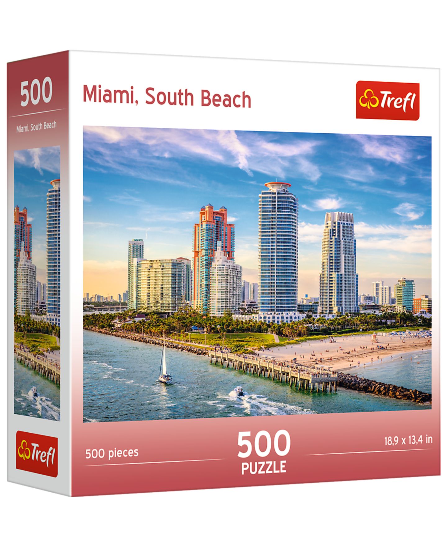 Пазл Trefl Miami, South Beach на 500 деталей, от 10 лет, цвет: Разноцветный — фото 1