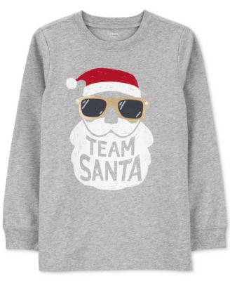 Carter's - Big Boys Team Santa Graphic Cotton Jersey T-shirt