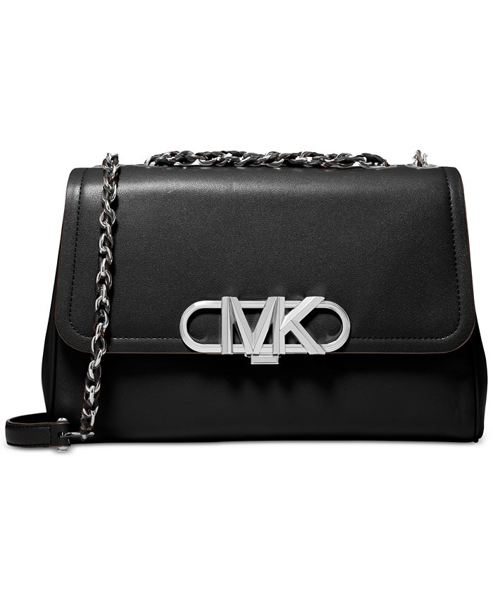 Michael Michael Kors Parker XL Convertible Chain Shoulder Bag Black