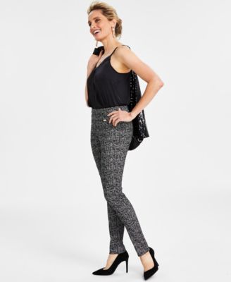 Women's Mid-Rise Skinny Pants, Regular, Long & Short Lengths, Created for Macy's