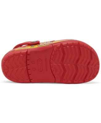 Crocs Little Kids Light-Up Disney and Pixar Cars' Lightning McQueen Classic Clogs from Finish Line