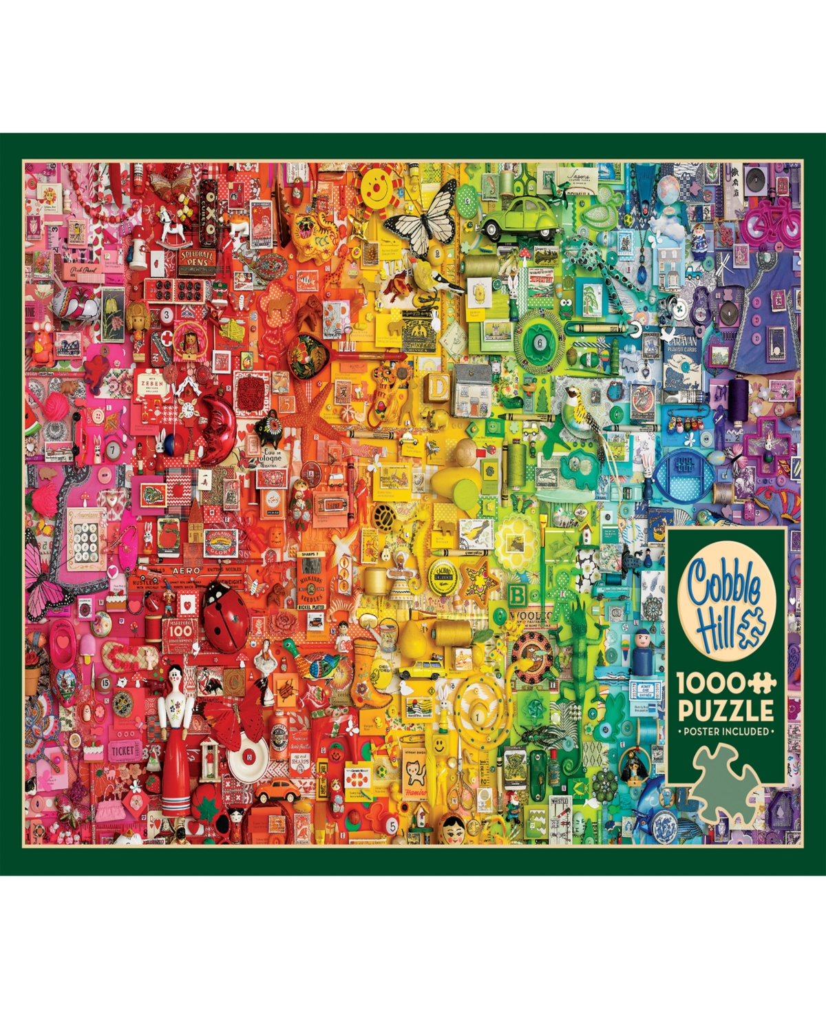 Shop Cobble Hill - Colorful Rainbow Puzzle In Multi
