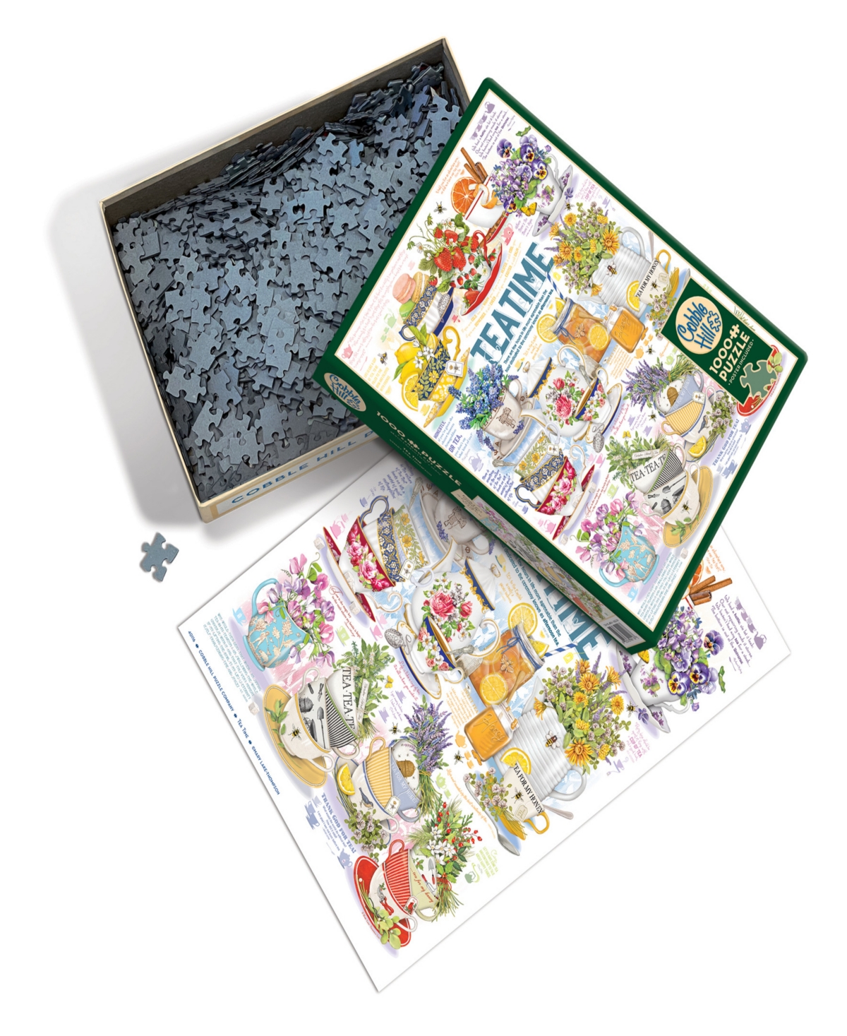 Shop Cobble Hill - Tea Time Puzzle In Multi