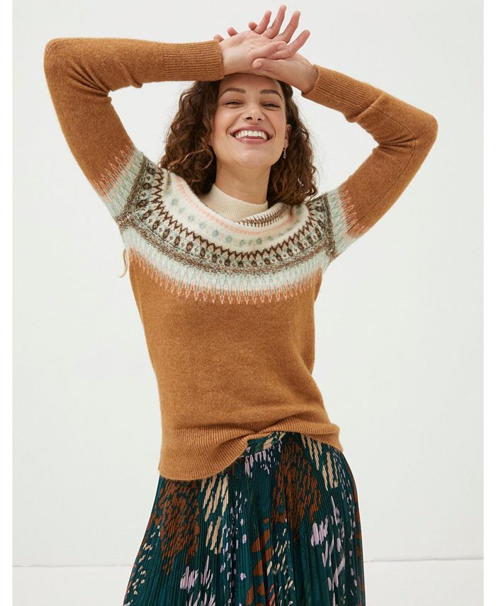 FatFace Women's Bea Yoke Fairisle Sweater - Macy's