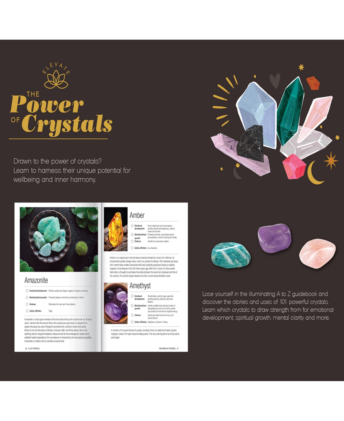 Shop Elevate - The Power Of Crystals Kit In Multi