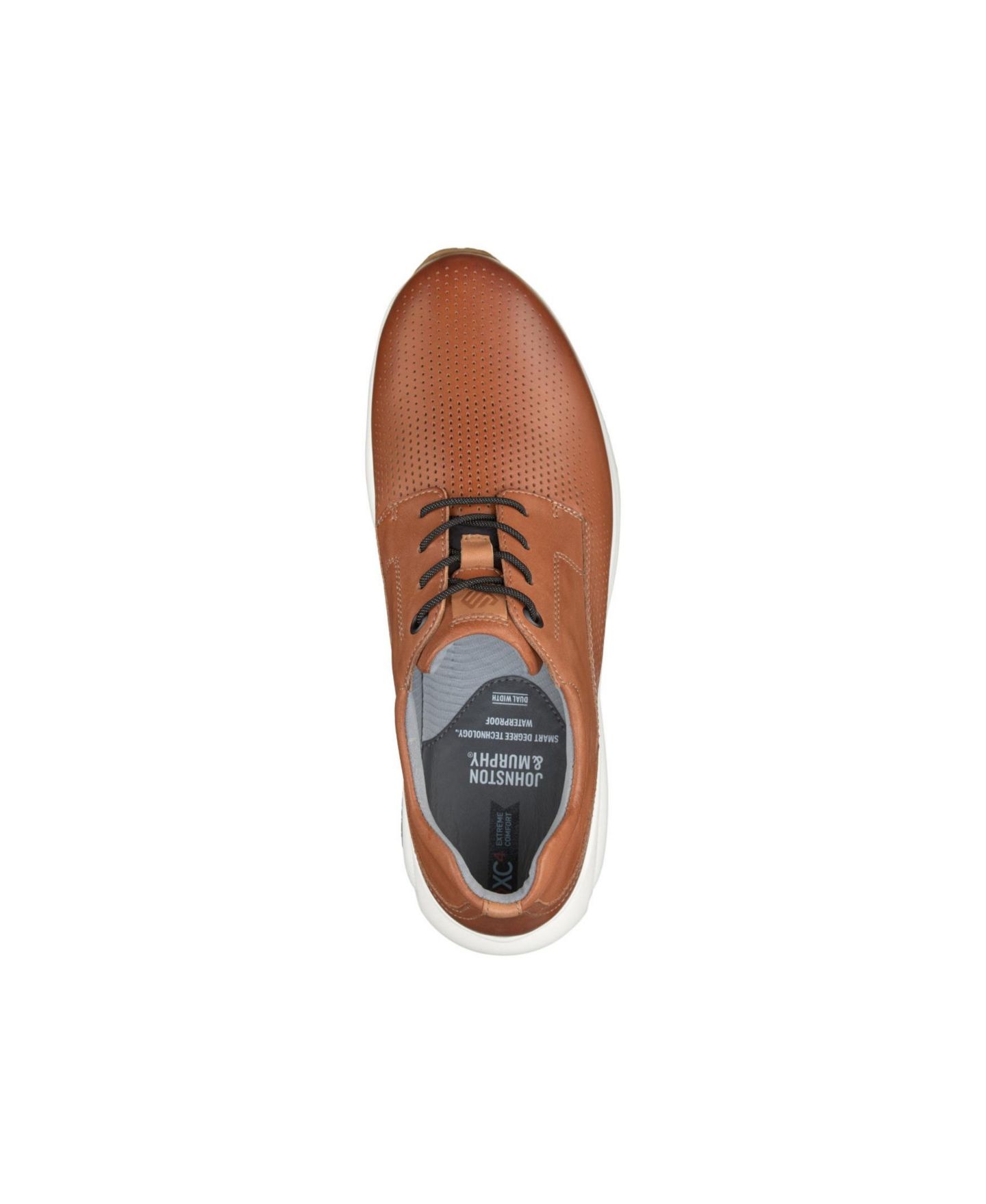 Мужские кроссовки Johnston & Murphy XC4 TR3-Luxe Hybrid Waterproof Lace-Up, цвет: Рыжевато-коричневый кожаный — фото 4