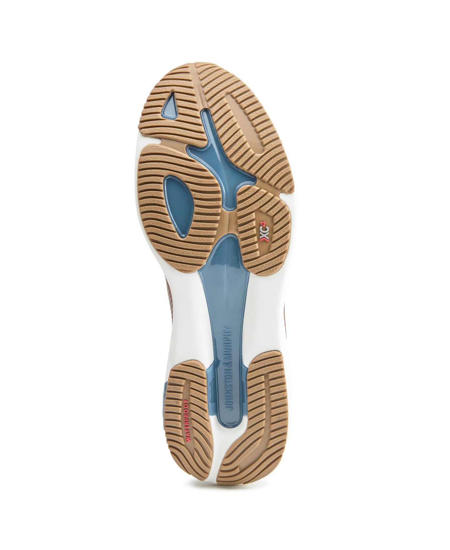 Мужские кроссовки Johnston & Murphy XC4 TR3-Luxe Hybrid Waterproof Lace-Up, цвет: Рыжевато-коричневый кожаный — фото 5