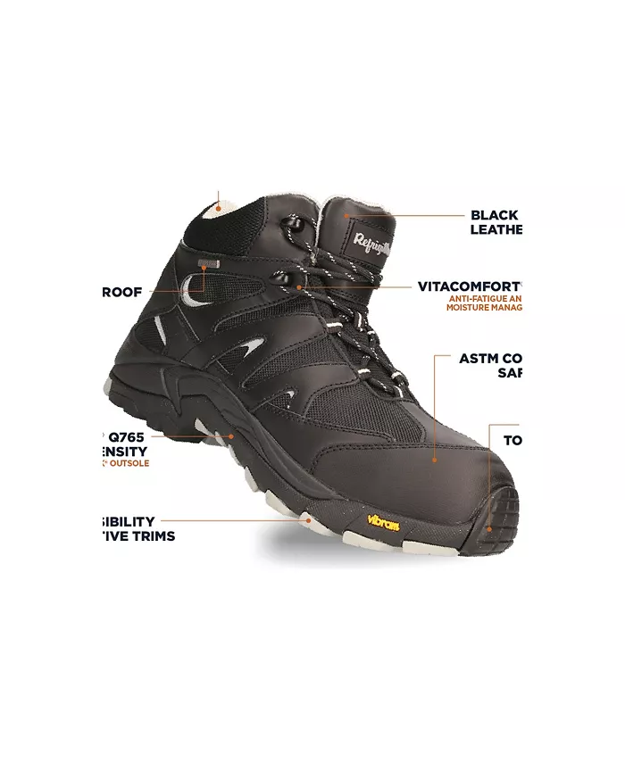 Men's Crossover Hiker Boot Waterproof Work Boots, Lightweight & Slip-Resistant, Freezing Temps Comfort - thumbnail 2