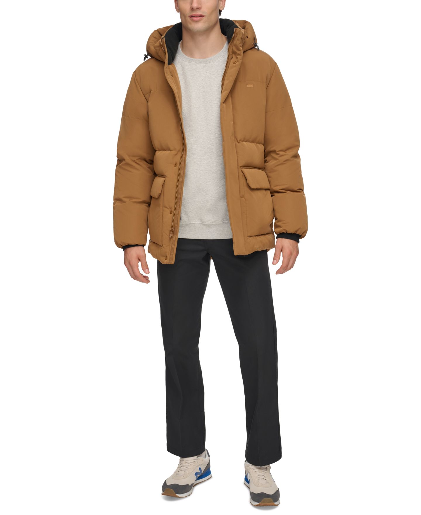 Мужская куртка Levi's Workwear Hooded, цвет: Коричневый — фото 6
